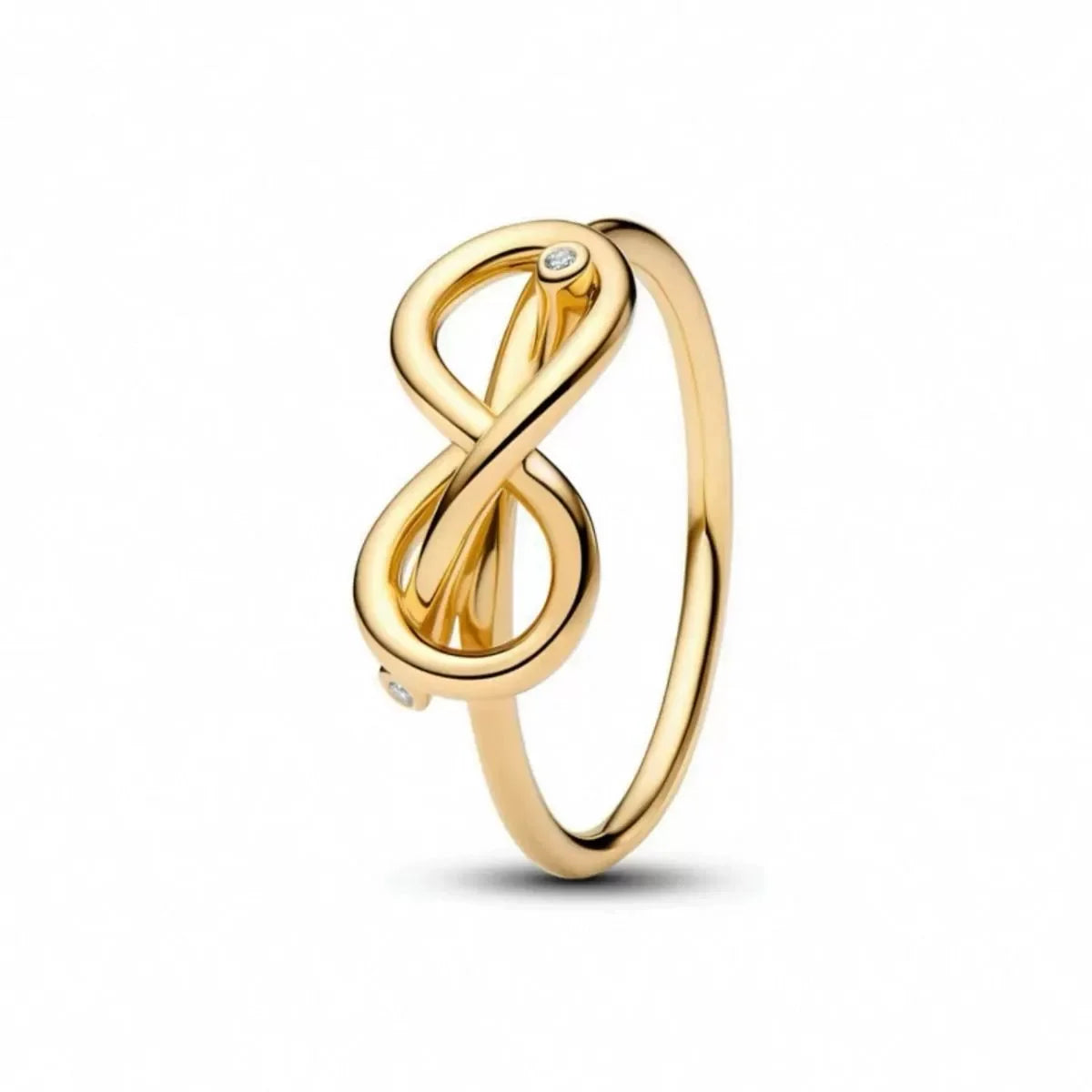 European and American Fashion 925 Sterling Silver Ripple Twisted Double Ring&Unlimited&Wide Face French Ring Couple Style Jewelr