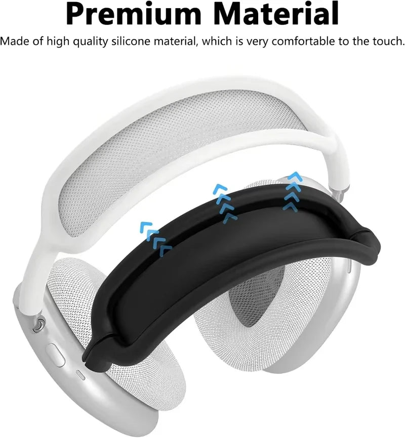 3 in 1 Soft Silicone Case for Airpods Max Cases Skin Protector Wireless Headphones Covers Shockproof Earphone Covers Accessories