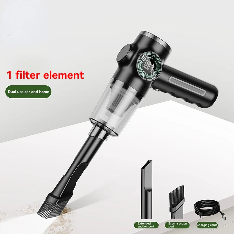 Car Hand Wireless Vacuum Cleaner,  Multifunctional High Power Wet And Dry Vacuum Cleaners Aspirator Cleaning Dust Removal