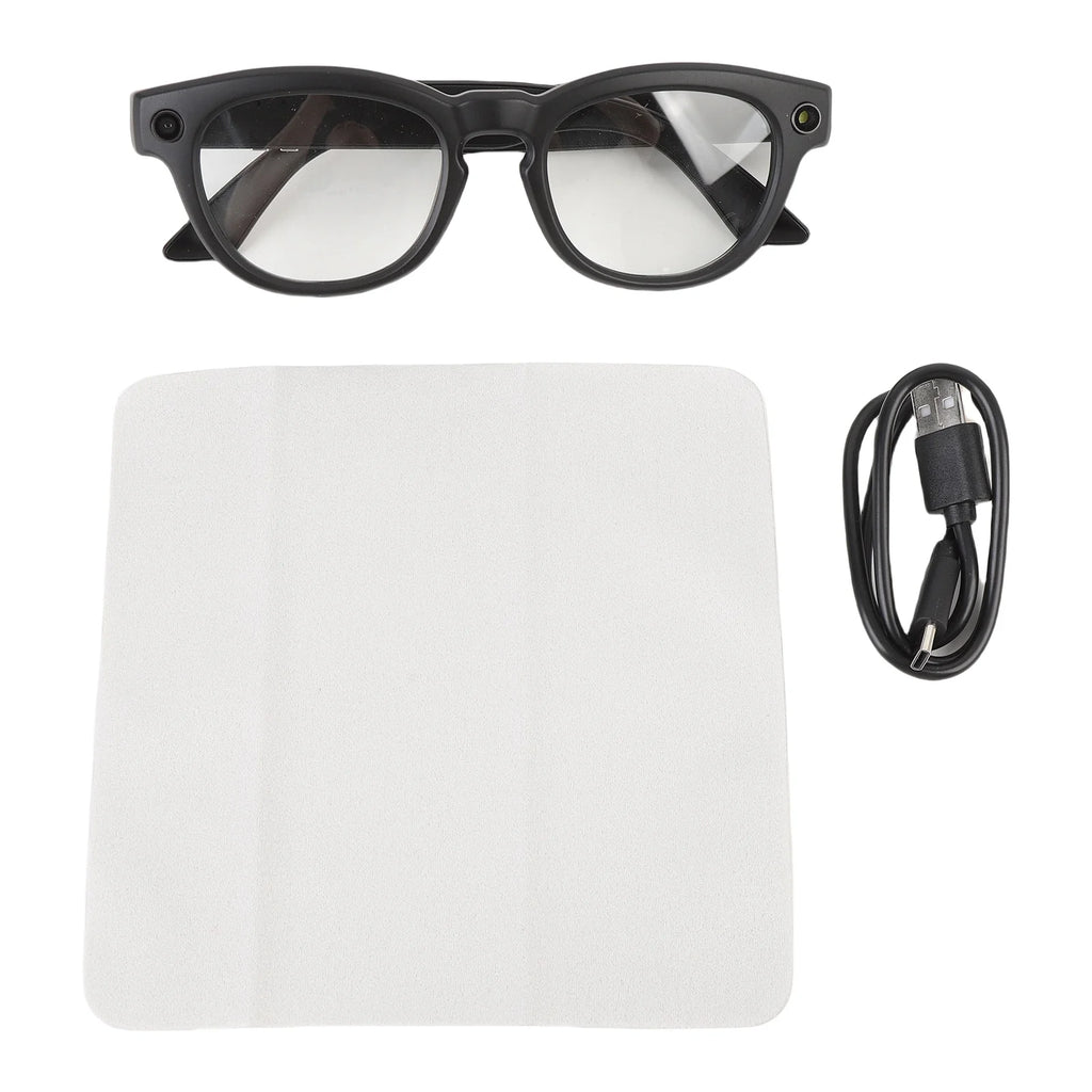 Translator Glasses Smart Translation Glasses HD Video Photo Taking Bluetooth Music and Calls Step Counting with APP for Travel