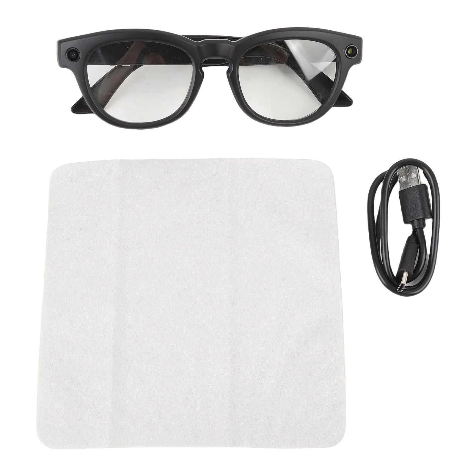 Translator Glasses Smart Translation Glasses HD Video Photo Taking Bluetooth Music and Calls Step Counting with APP for Travel