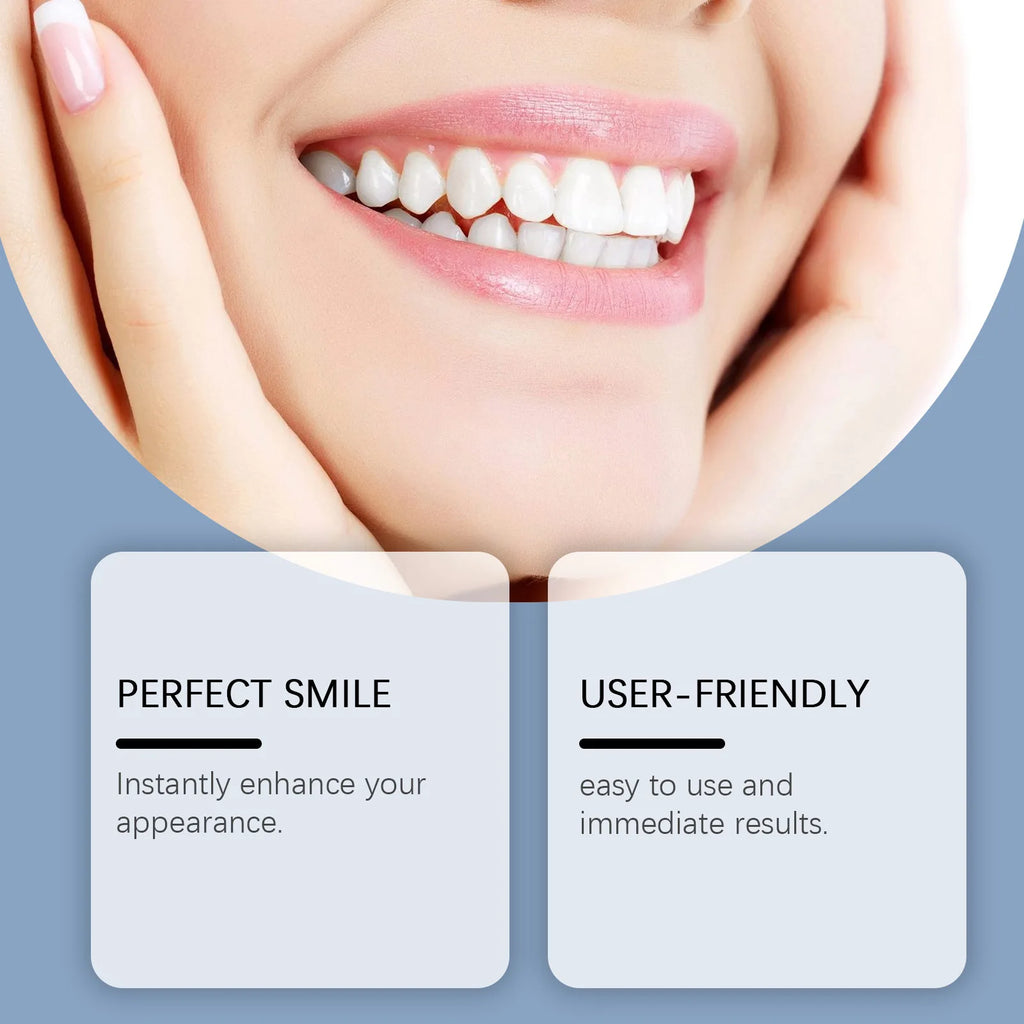 New Denture Silicone Kit Beauty Liners Soft Teeth Upper and Lower Set Portable Relines High Elasticity Nature Cosmetic Dentures