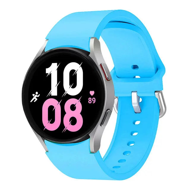 Strap For Samsung Galaxy Watch 6/4/7 44mm 40mm/5 Pro 45mm wristband 20mm Silicone Bracelet Galaxy Watch 6 classic 43mm 47mm Band