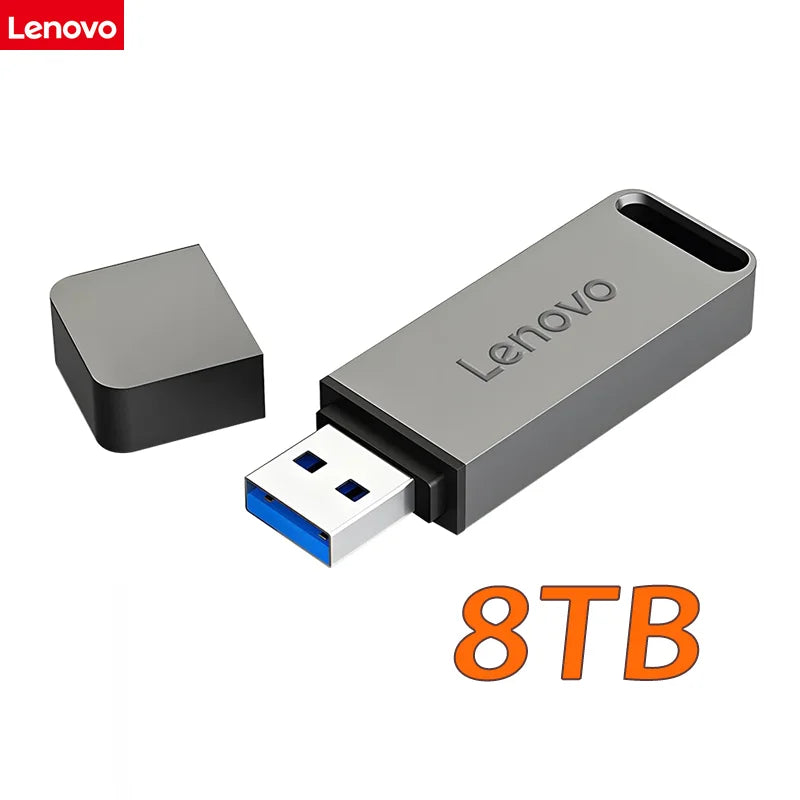 Lenovo 16TB USB 3.2 Flash Drive High Speed Metal Pendrive OTG High Speed Pendrive Portable Ssd Memories For Cellphone Laptop PC
