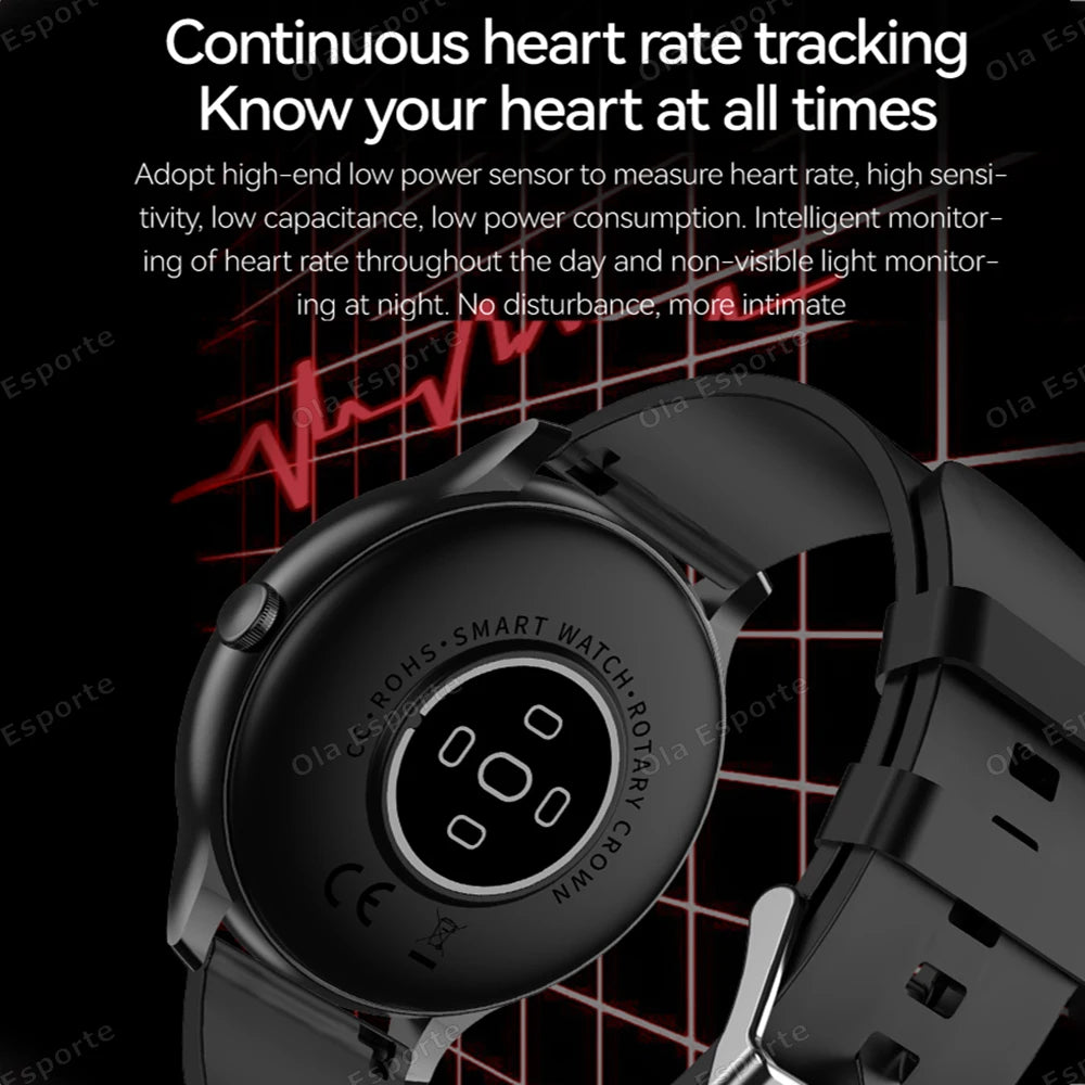 New Smart Watch 2025 Men Women Full Touch Screen Sport Fitness Watch IP67 Waterproof Bluetooth Call For Android IOS Smartwatch