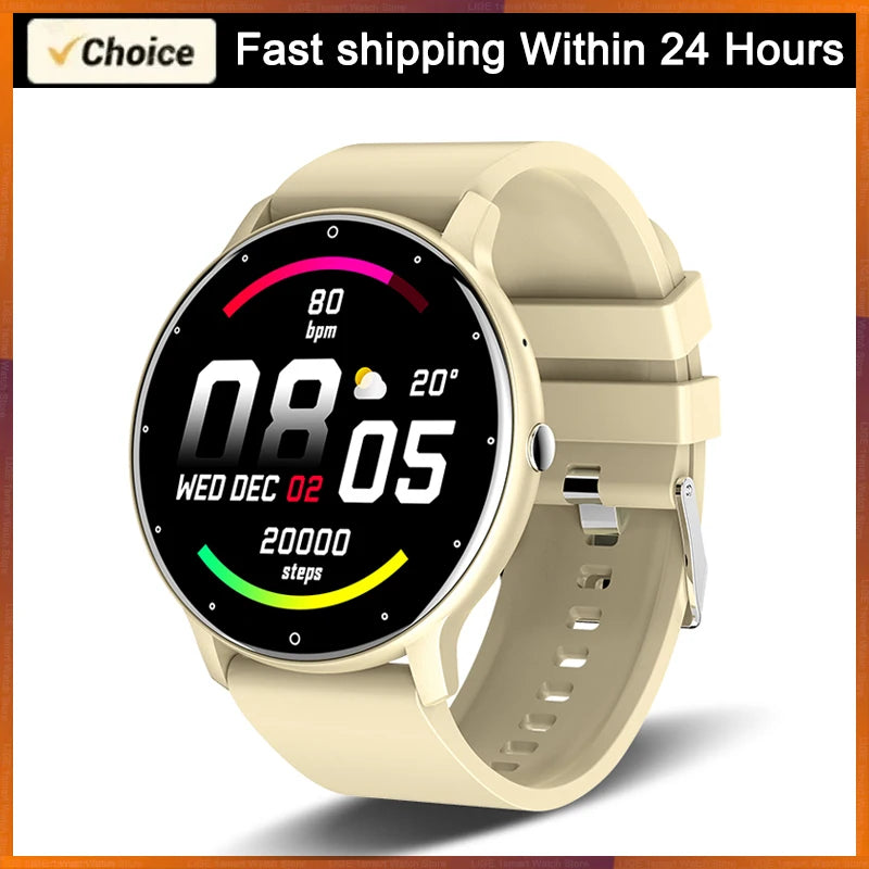 LIGE 2025 Smart Watch Women Men Lady Gift Sport Fitness Watches Heart Rate Monitor Waterproof Smartwatch For Xiaomi Android IOS