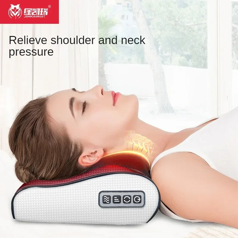Cervical Massage Pillow Neck Massager Multifunctional Back Home Cervical Pillow Shoulder and Neck Massager