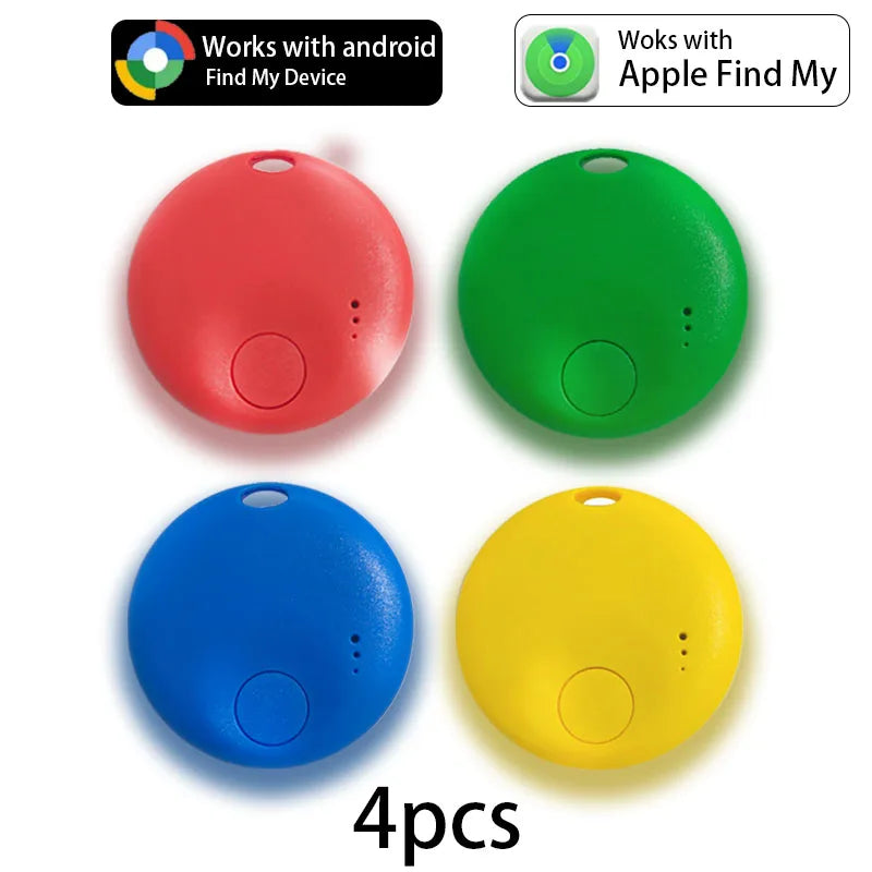 Smart Android Tracker Tag Anti-Lost Device For Apple For Google Find My App Wallet Keys Car Bike Locator Finder