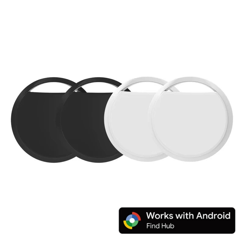 4-Pack Beyond Bluetooth Locating Tracker Android Tag Work With Google Find App Key Parcel Locator for Xiaomi Samsung OnePlus GMS