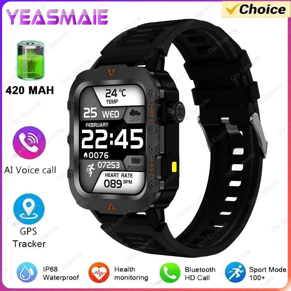 Outdoor Sport Smart Watch with Led Lighting Men Women Watches Fitness Track ECG+PGG Smart Watch