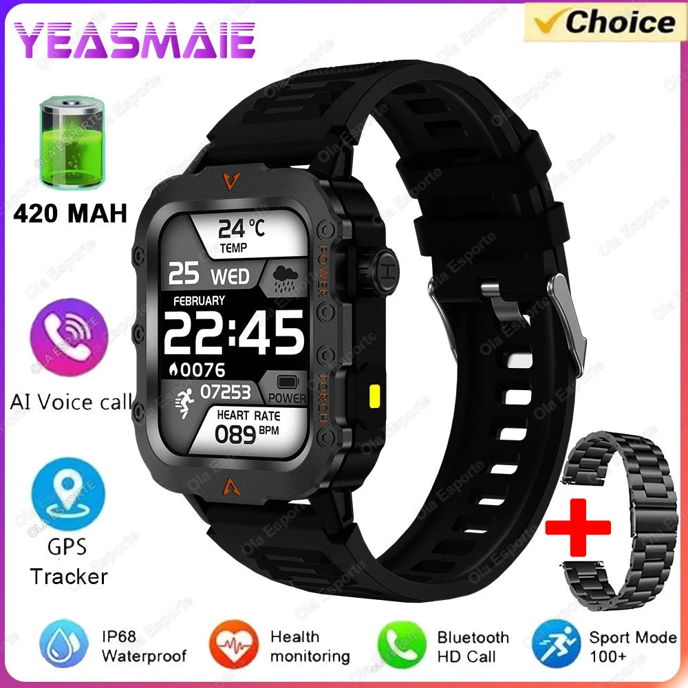 Outdoor Sport Smart Watch with Led Lighting Men Women Watches Fitness Track ECG+PGG Smart Watch