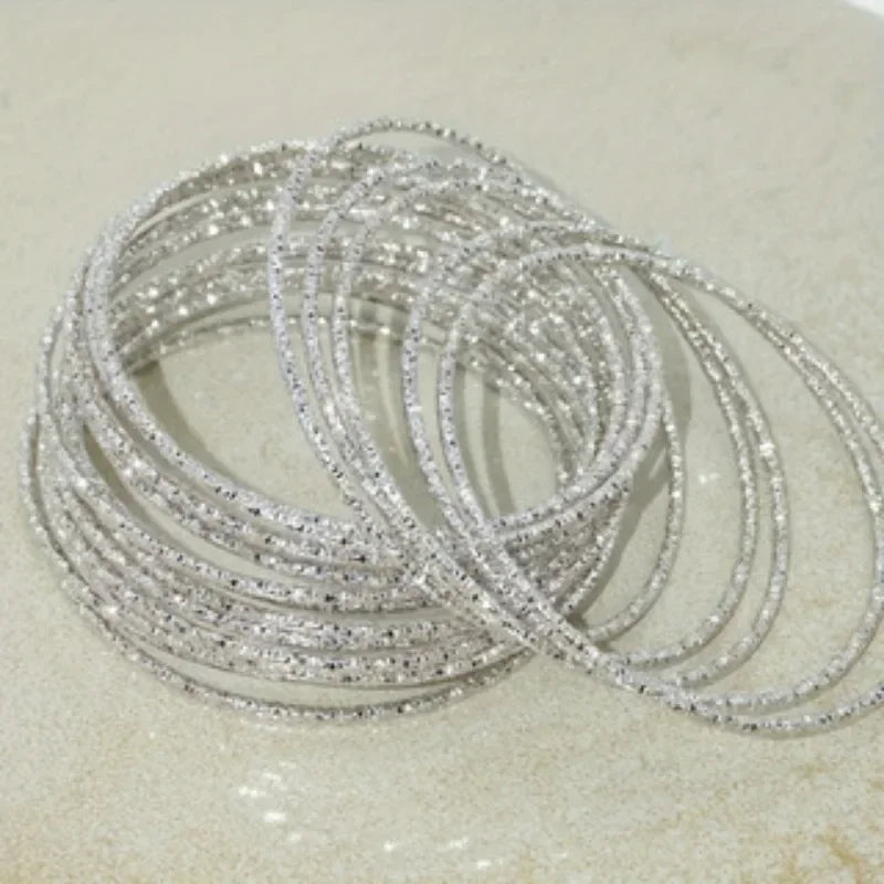 New Multi-layer Full Star Stacking Bracelet Fashion Retro Multi-ring Set of Metal Bracelets 20 Pcs Women's Jewellery Accessories