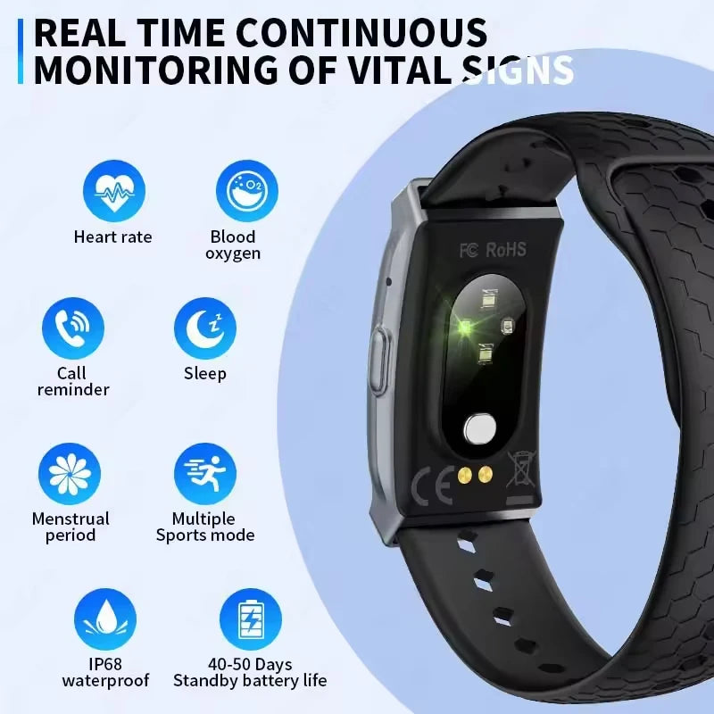 Hot No Screen Smart Watch Men Women Fitness Smart Bracelet Sport Band Heart Rate Blood Oxygen Monitor Health Tracker Smartwatch