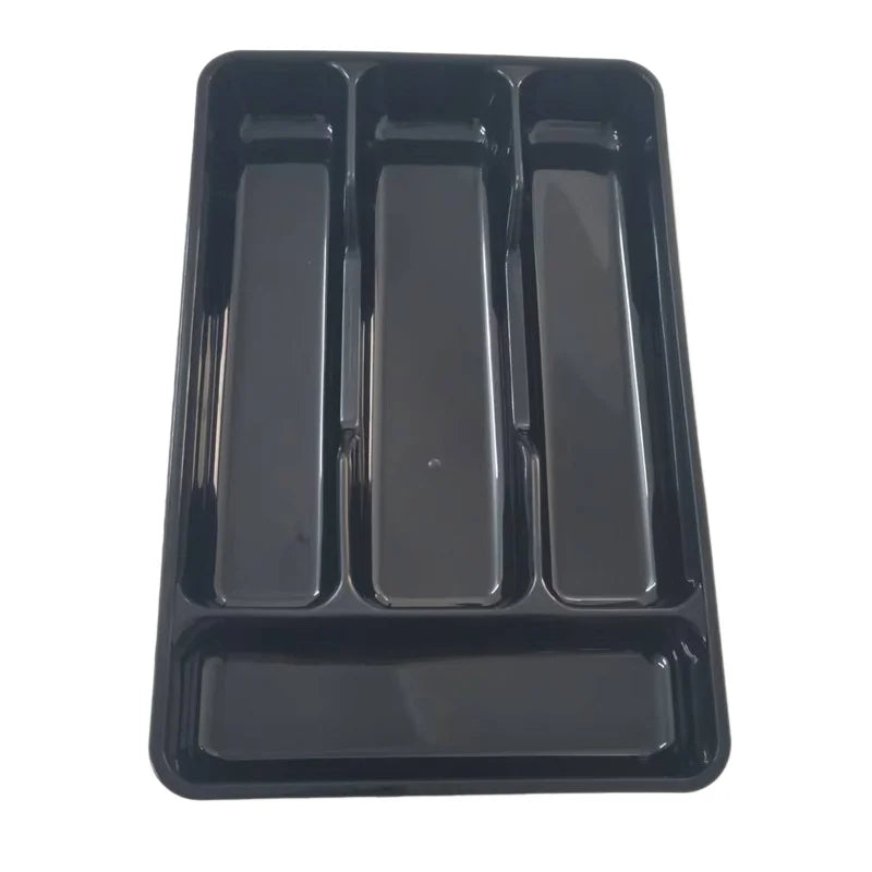 Kitchen Drawer Organizer Adjustable Divider Storage Box for Utensils Cutlery Knife Fork Spoon Chopsticks Cabinet Built In Tray