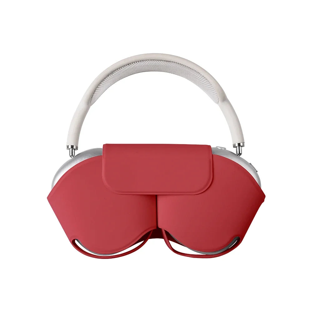 Leather Case For AirPods Max Wireless Headphone Earphone Cases Protective Cover For Apple AirPodsMax Soft Bags Coque Accessories