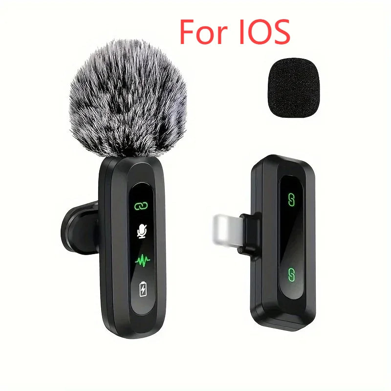 Xiaomi New Wireless Lavalier Microphone Portable Mini Microphone Audio Video Recording Livestreaming Gaming  For IPhone Android