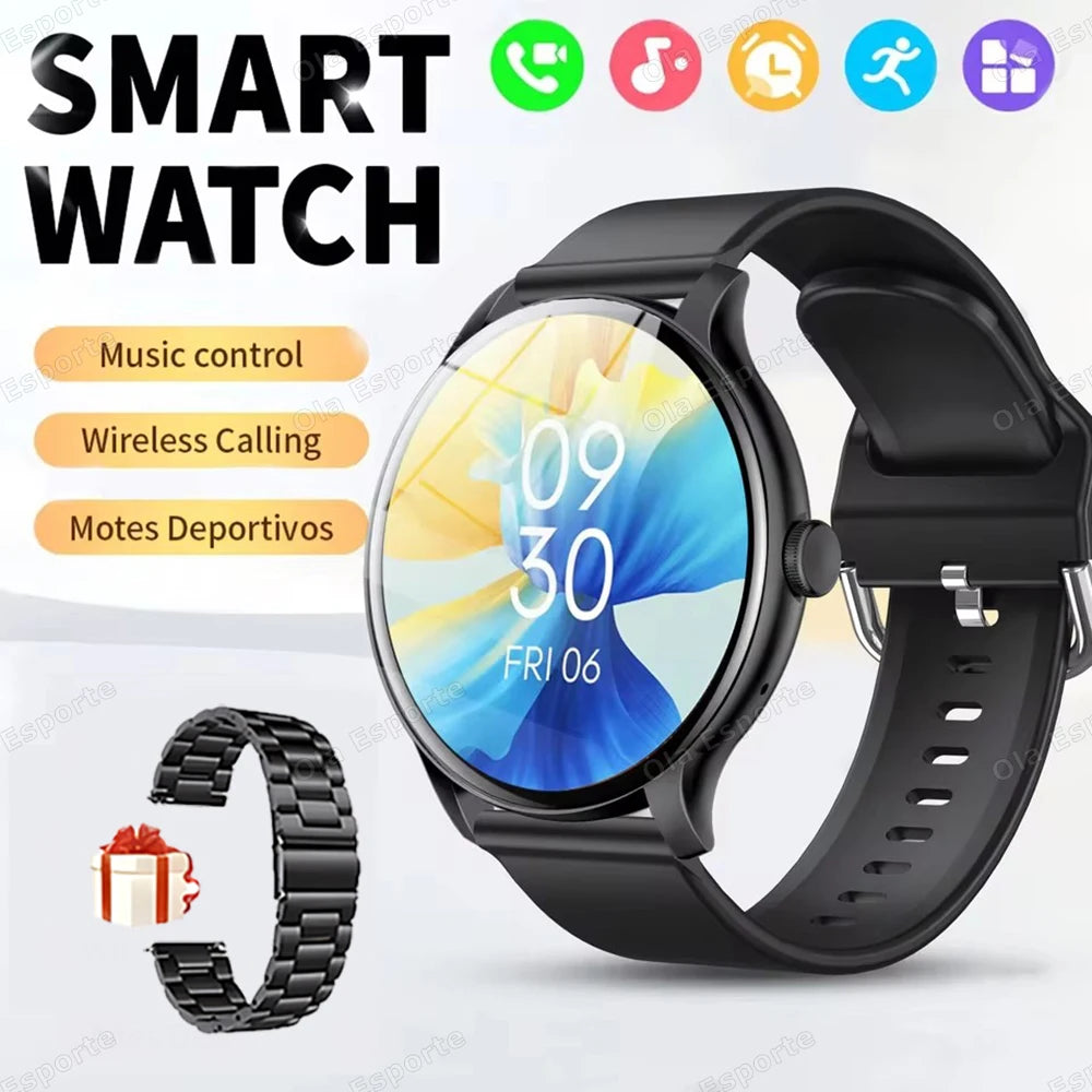 New Smart Watch 2025 Men Women Full Touch Screen Sport Fitness Watch IP67 Waterproof Bluetooth Call For Android IOS Smartwatch