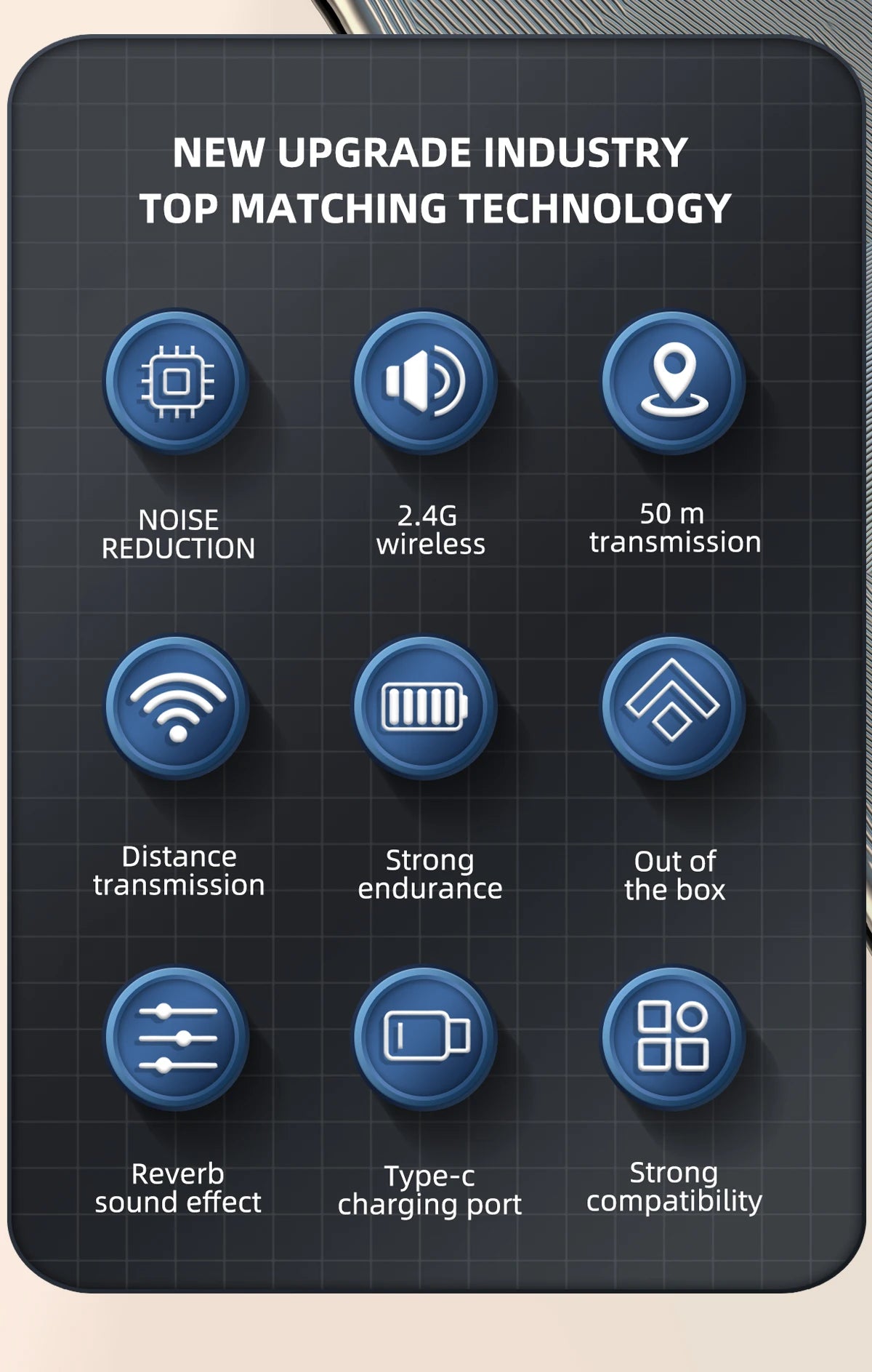 J21 Wireless Lavalier Lapel Microphone Audio Video Recording Mini Mic for iPhone Android Mic Portable Noise Reduction Vlog  Live