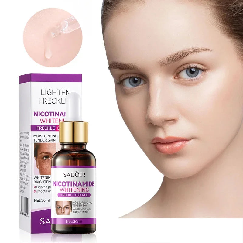 Six Peptide Face Serum Nicotinamide Extract Facial Essence Liquid Moisturizing Refresh Skin Care Shrink Pores