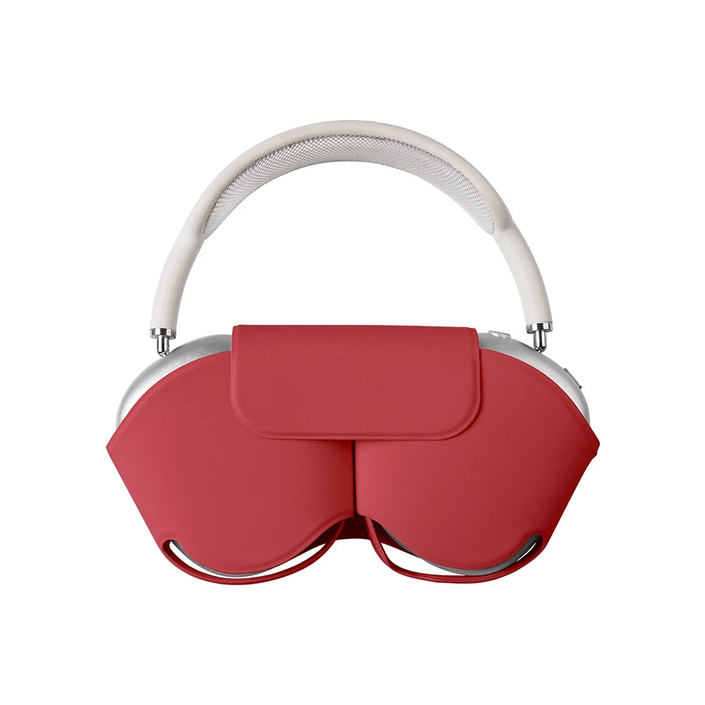 Leather Case For AirPods Max Wireless Headphone Earphone Cases Protective Cover For Apple AirPodsMax Soft Bags Coque Accessories