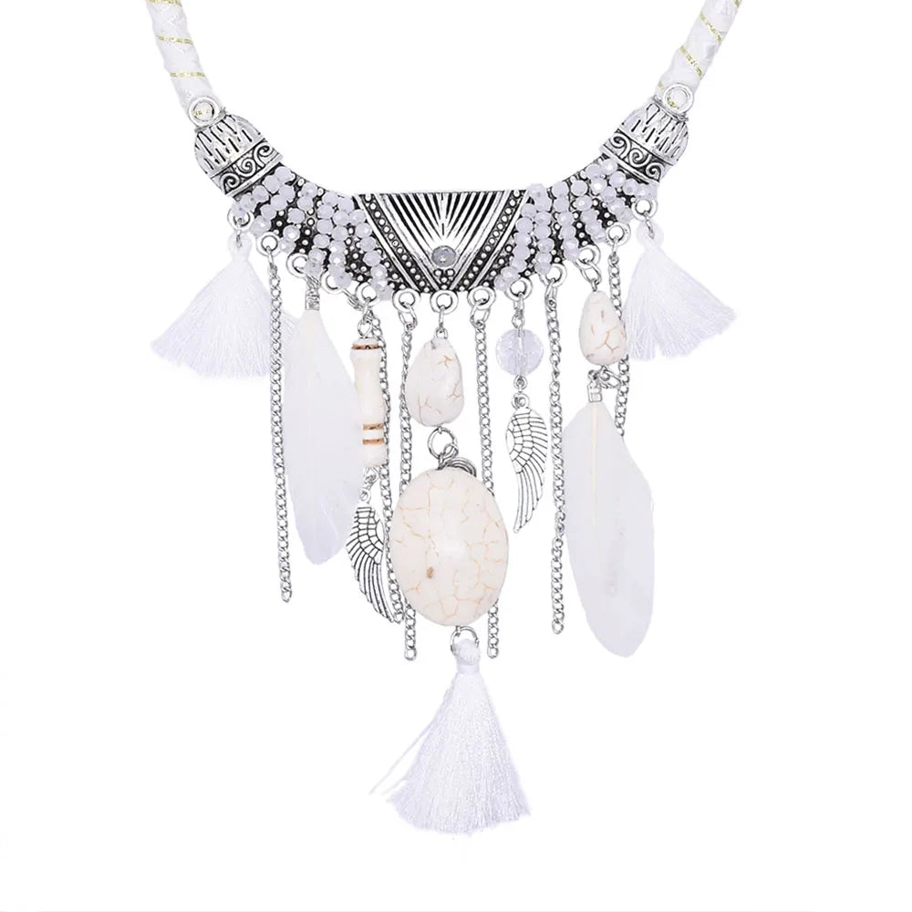 Vintage, turquoise, uniquely designed necklace, bohemian, personalized ethnic necklace, party accessories