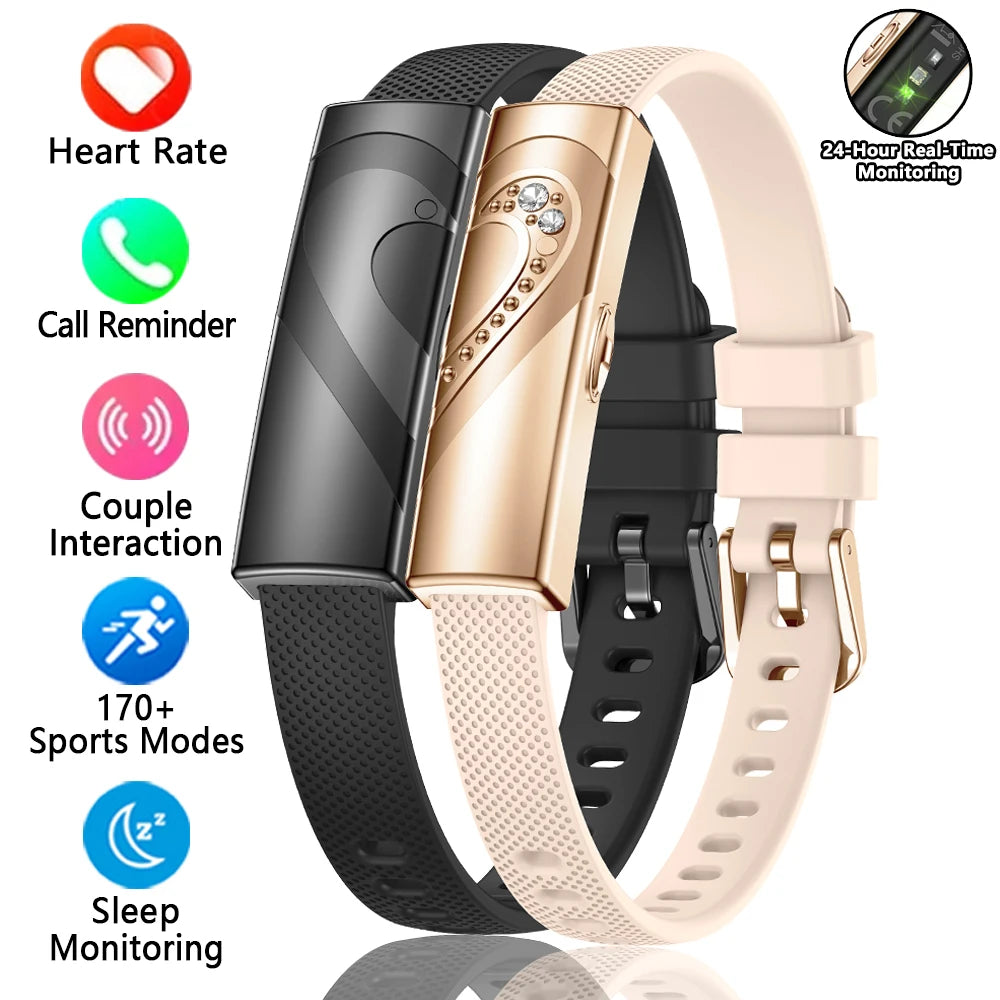 Men Women Smart Bracelet Waterproof Sports Fitness Tracker Heart Rate Sleep Monitor Health Smart Band Smartwatch For Android iOS