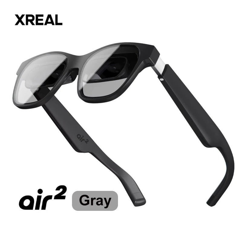 Original XREAL Air 2 AR Glasses 330" Micro OLED Wearable Display 120Hz 1080P Smart Glasses for Gaming Streaming Movie Projector