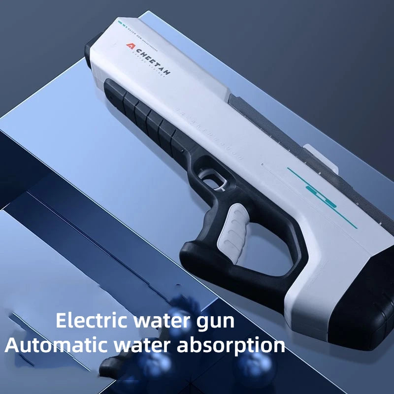 Automatic Water Absorption Electric Water Gun High Tech Automatic Water Soaker Guns Large Capacity Games High Pressure Water Gun