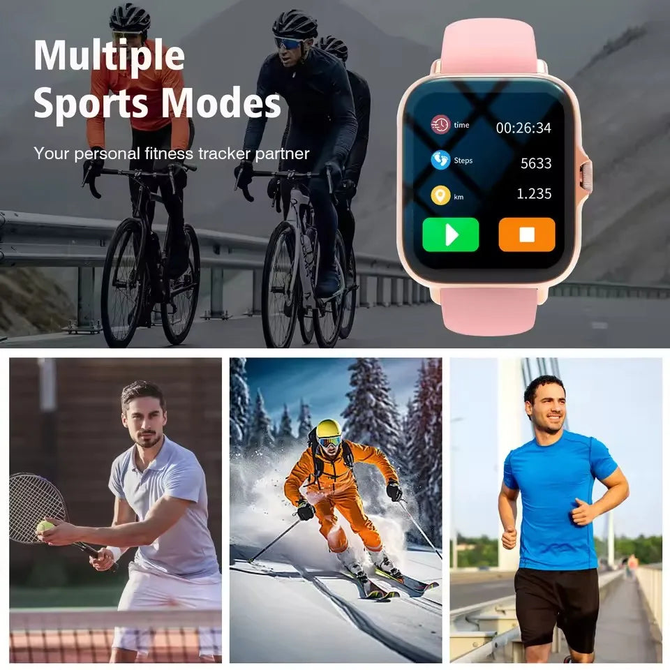 2025 Selling New Smart Watch Men Women Newest Sports SmartWatch Faces Heart Rate HD BT Call Waterproof Watches For Android iOS
