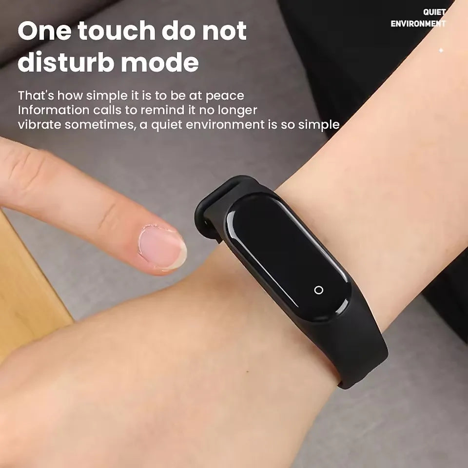 Smart Digital Watch Wristbands Waterproof Blood Pressure Heart Rate Monitor Fitness Tracker Sport Smart Bracelet Men Women Kid