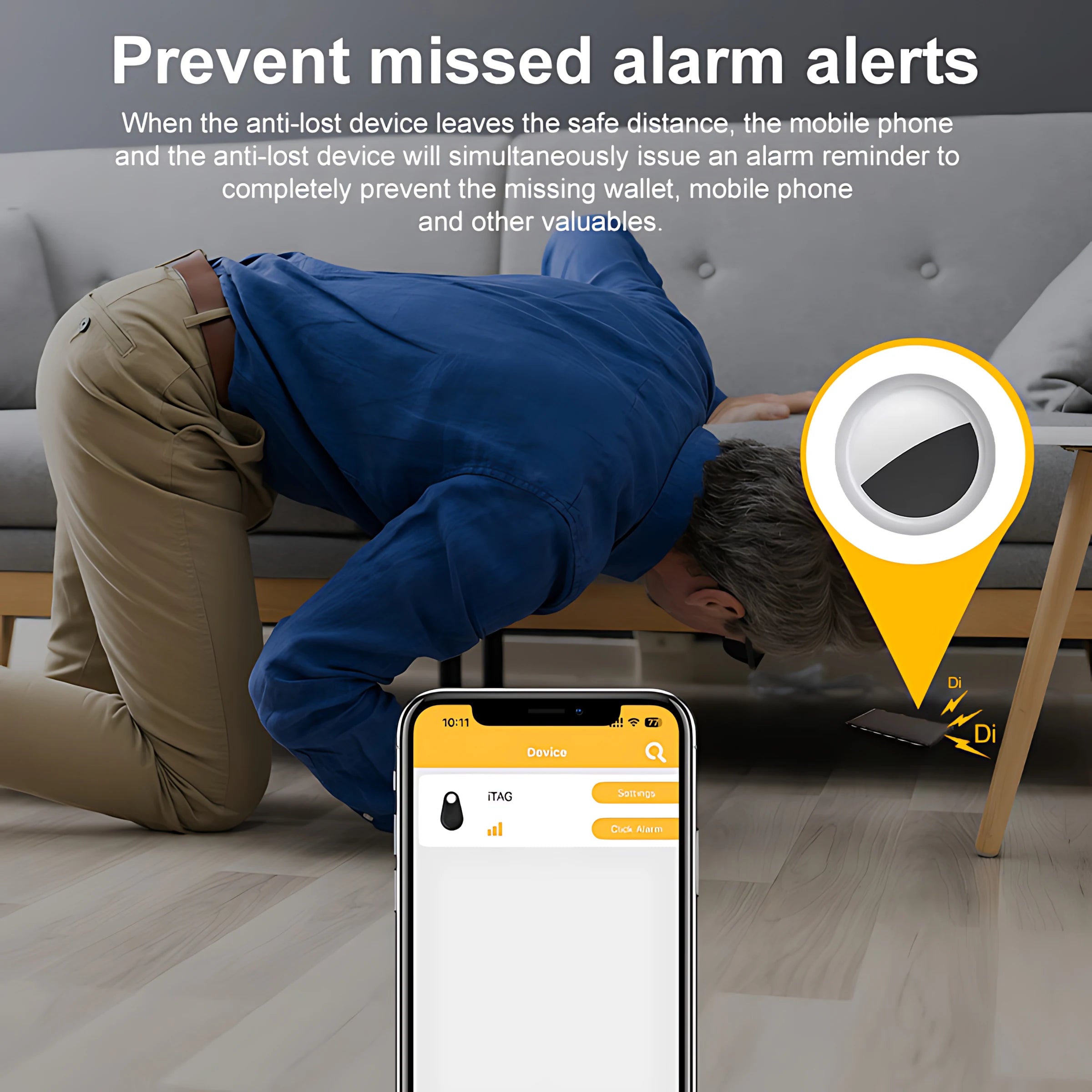 Smart Bluetooth GPS Anti - lose Tracker Sound locate msg reminder alarm For keys wallets kids pets APP tracking on iOS & Android