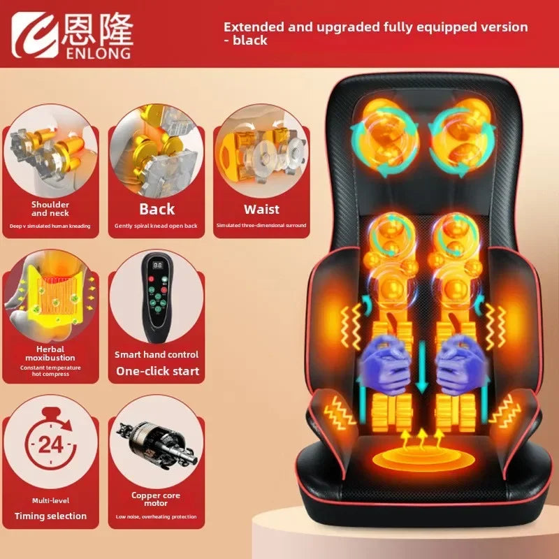 Hot selling item Massage Pad Multifunctional Intelligent Kneading Cervical Spine Waist Back Hips Seat Pad