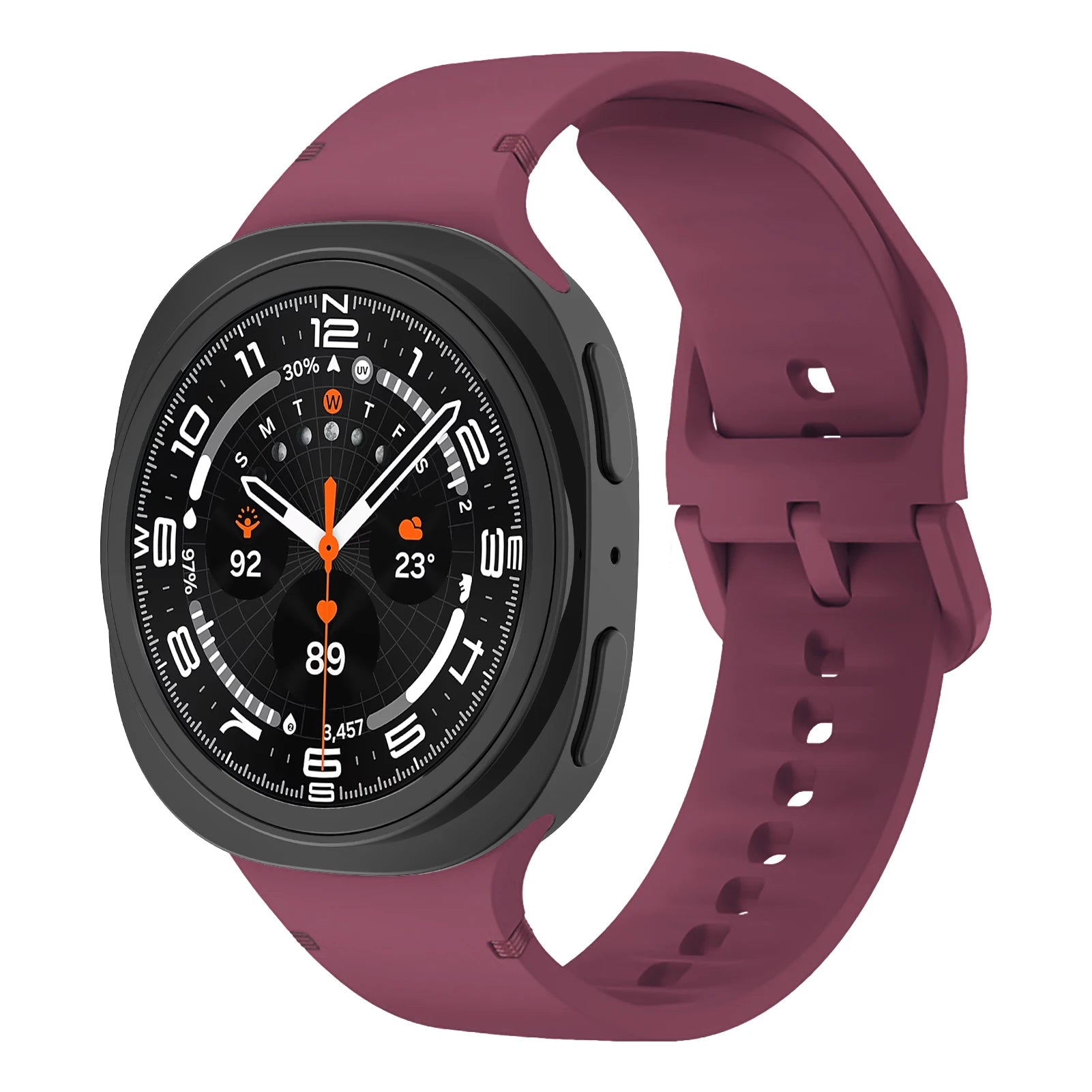 1:1 Sport Band for Samsung Galaxy watch 8 44mm 40mm 8 classic 46mm Wrist Replacement Belt Bracelet Correa Galaxy watch 8 Straps