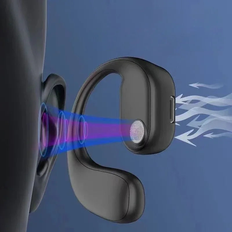 Wireless Bluetooth 5.4 Headphone Digital Display Single Earbud Ultra Long Standby Business Earphone HD Call Headset Outdoor