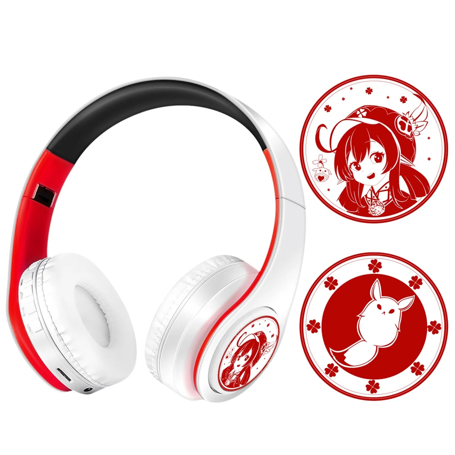 Anime Headset Miku Nakano Sanjiu Cosplay Stereo Wireless Headphone V5.0 Bluetooth Headset for PC mobile