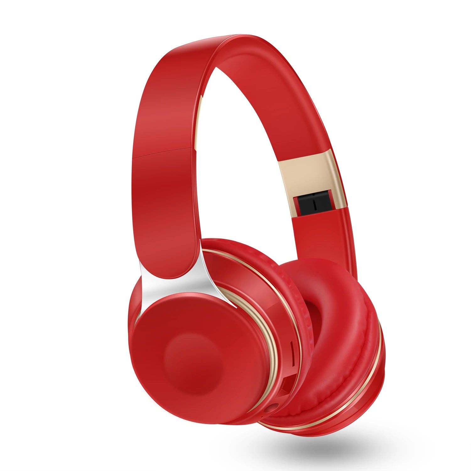 Popular Stereo Bluetooth Headset Wireless Headphone Audio Mp3 Earphone Support SD Card with Mic Student New Year Birthday Gift