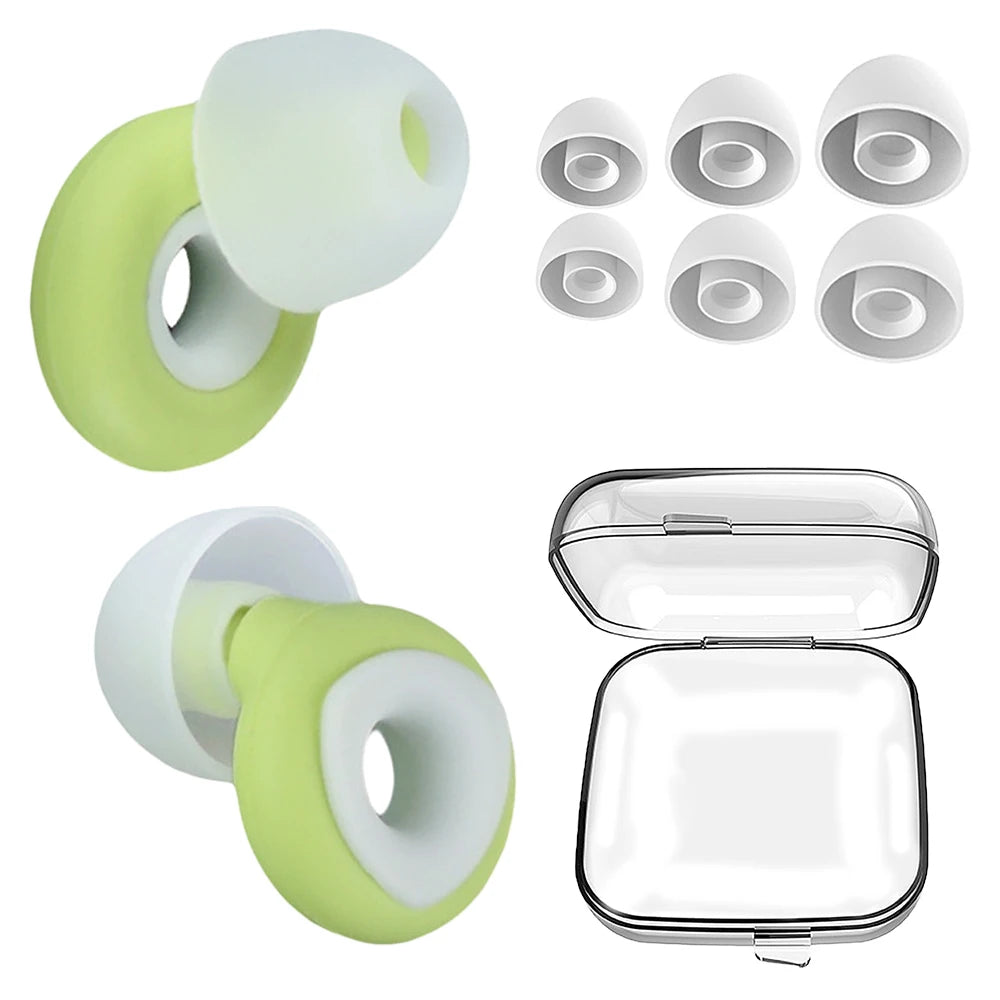 Anti Noise Silicone Earplug Sleep Noise Reduction Ear Plug Canceling Soundproof Ear Plugs Waterproof Swimming Soft Ear Protector