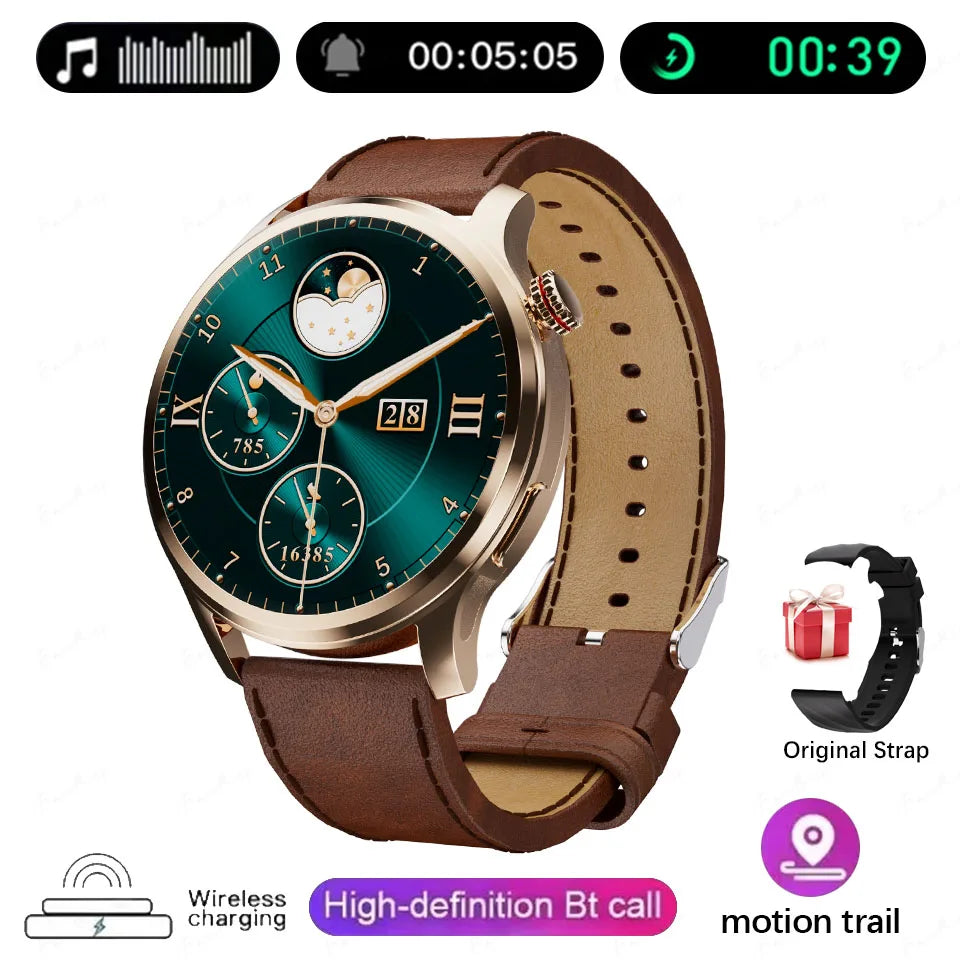 New Smart Watch SK51 Smart Watch 1.53 Inch HD AMOLED Screen NFC GPS TrackerBluetooth Call Health Monitoring Watch Men Women