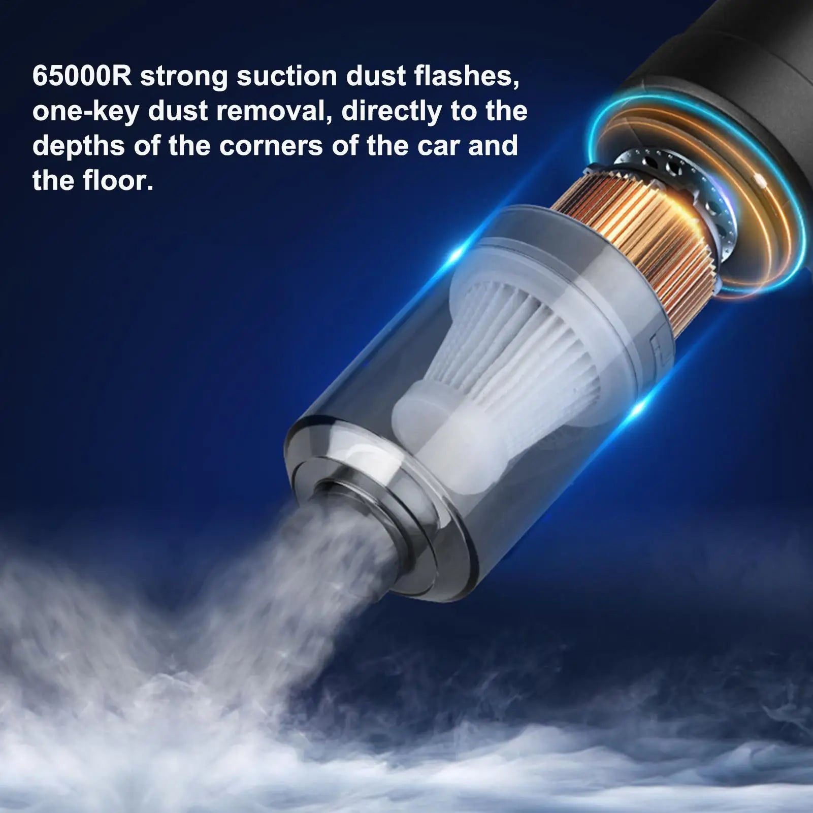 6000pa Car Vacuum Cleaner Powerful Portable HandHeld Vacuum Cleaner For Home Car Wireless Cleaner Robot Car Accessories