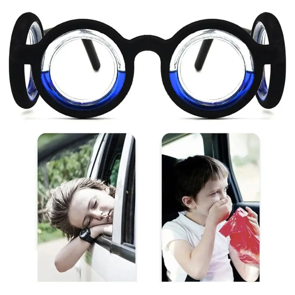 Anti Motion Sickness Anti-Nausea Smart Glasses Anti-Dizziness Eyewear Natural Nausea Relief Glasses for Kids Adults Carsickness