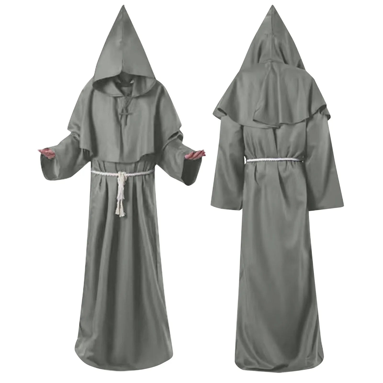 Halloween Costume Halloween Cosplay Costume Medieval Monk Suit Monk Robe Wizard Suit Priest Suit Costume Stage Suit 코스프레 의상