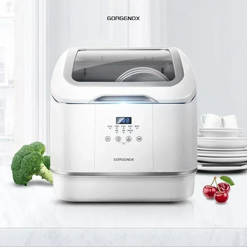 Household tabletop dishwasher fully automatic installation-free top-loading dishwasher small