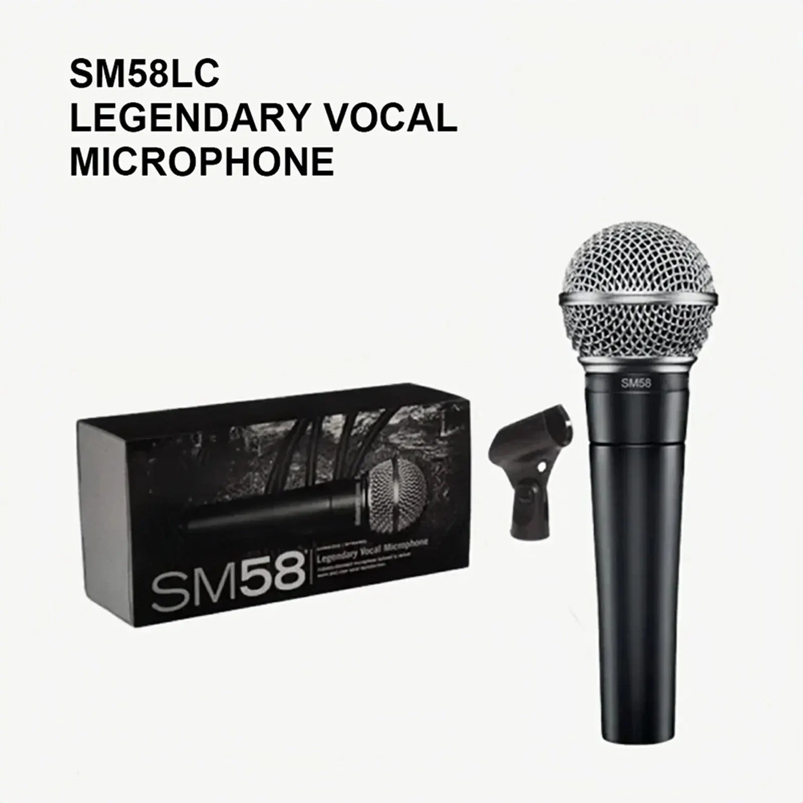 Metal SM58S SM58LC  Cardioid Dynamic Microphone For Stage Singing Professional Wired Microphone for Karaoke BBOX Recording Vocal