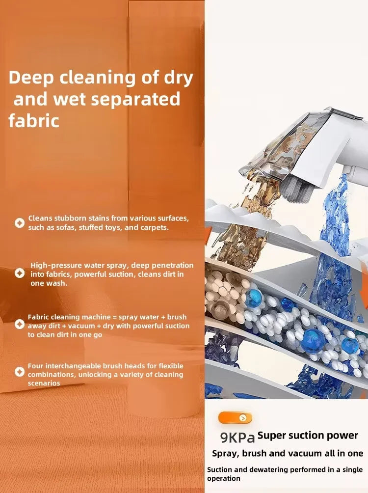 Sofa washer cleaning all-in-one machine household carpet curtain vacuum cleaner
