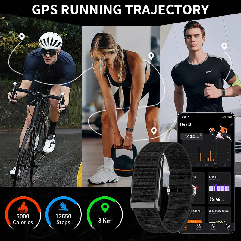 New Sport Fitness Tracker Smart Bracelet Heart Rate Blood Pressure Monitor Pedometer Call Reminder Smartwatch Band for Men Women