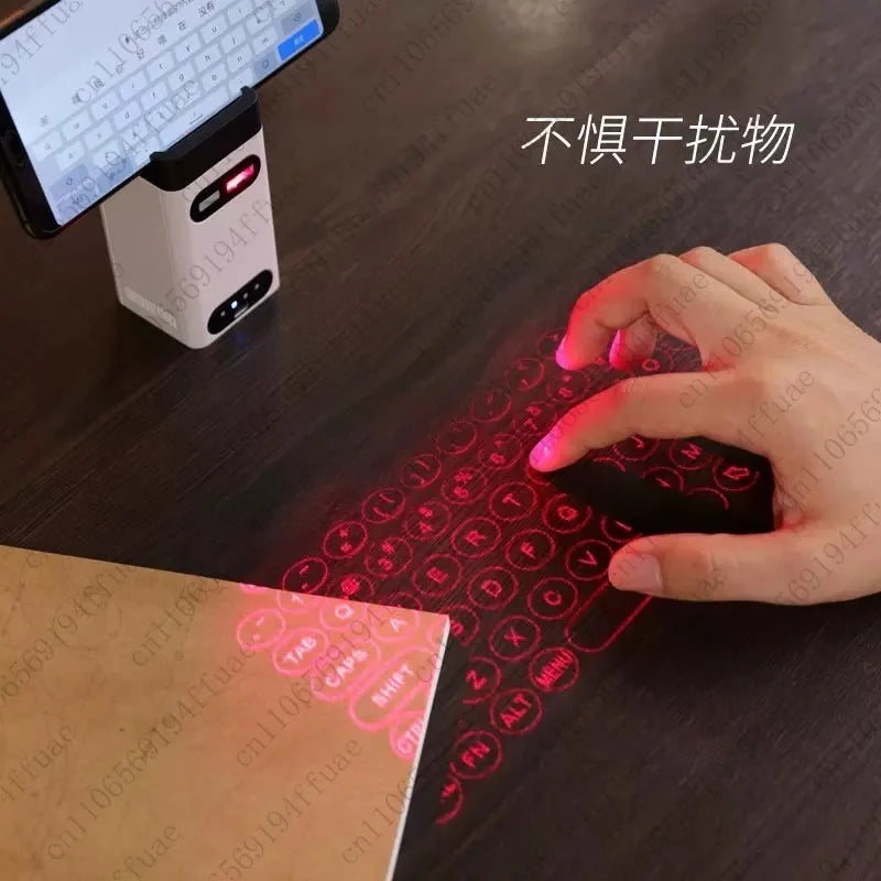 Laser Projection Virtual Keyboard Wireless Projection Touch Control