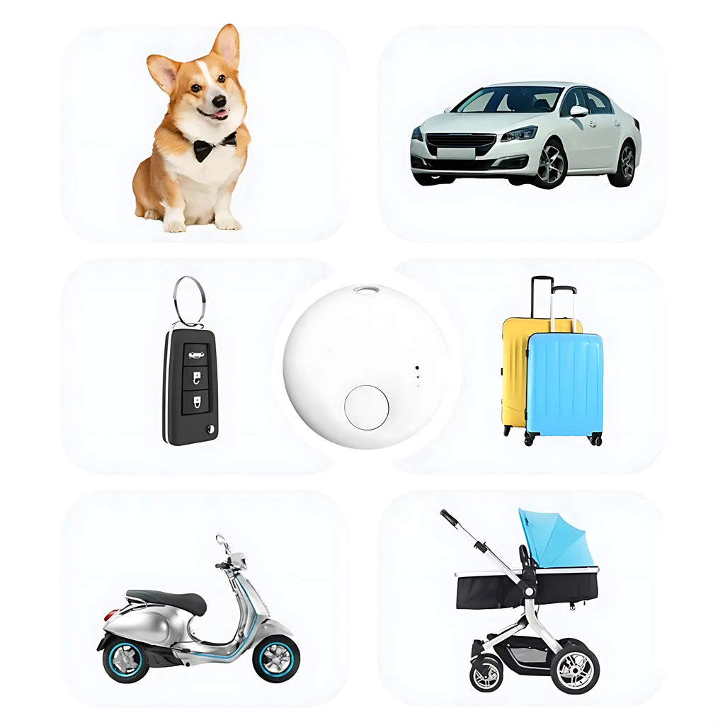 Mini GPS Tracking Device Tag Key Child Finder Dog Pet Tracker Location Bluetooth Tracker Smart Tracker Vehicle Anti-lost Device