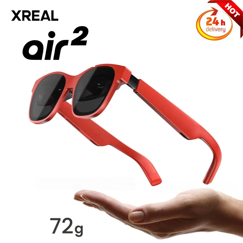 Original XREAL Air 2 Smart AR Glasses 130 Inch Micro OLED Big Screen 120Hz 1080P View for Phone Computer Not VR Virtual Reality