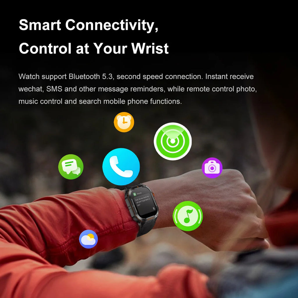 Electronics Smartwatch 2025 Smart Watch Clock Waterproof Sports Watches for Men Women Ultra Fitness Tracker for Xiaomi Android