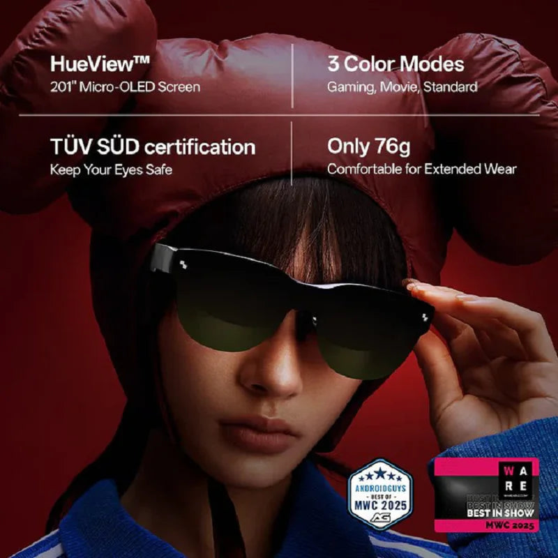 RayNeo Air 3S AR Glasses Micro OLED Screen Display 3D HD Private Cinema Pocket TV for Mobile Phone Computer Game Machine